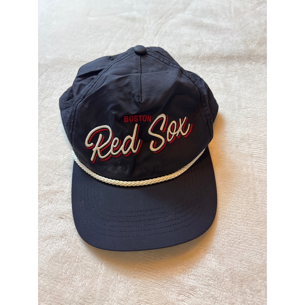 Boston Red Sox 47 Brand Navy Blue Rope Snapback Hat Script Logo MLB Baseball Cap